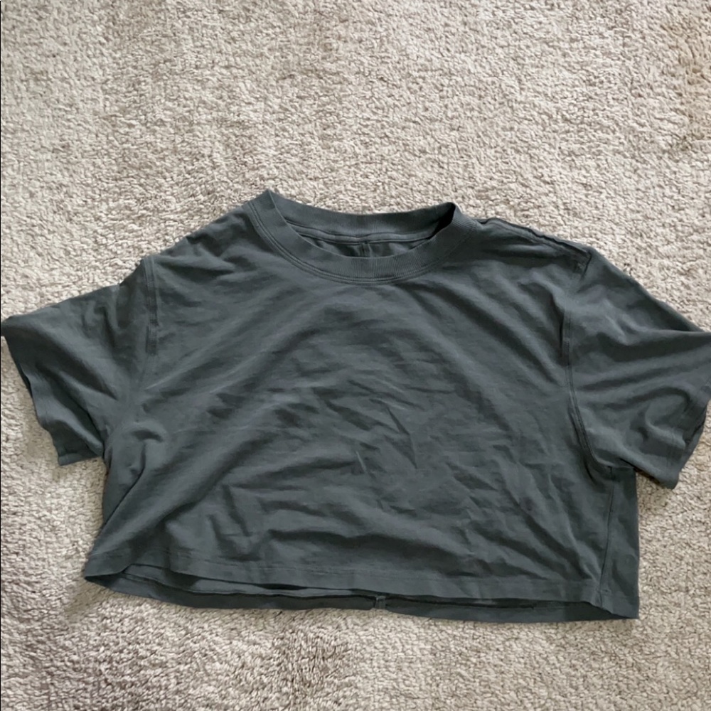 Lululemon All Yours Cropped T Shirt